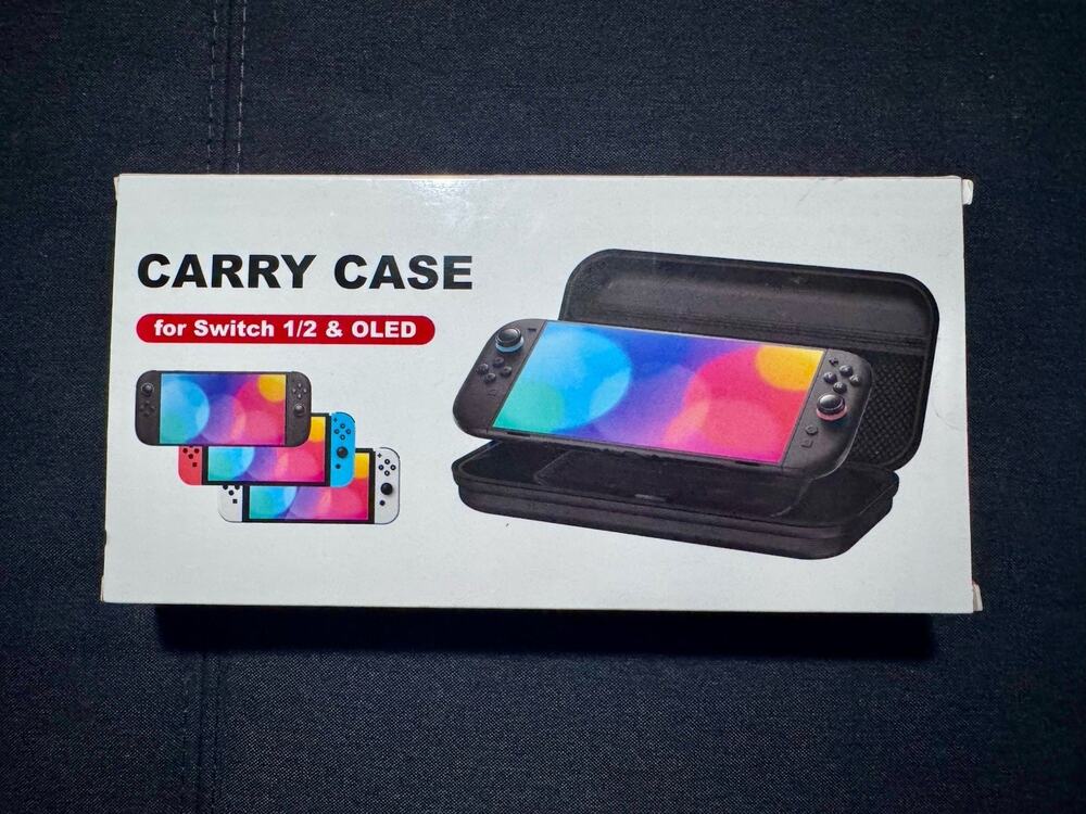 Travel Carrying Case for Nintendo Switch 2/1 & OLED Waterproof Travel Case Shell